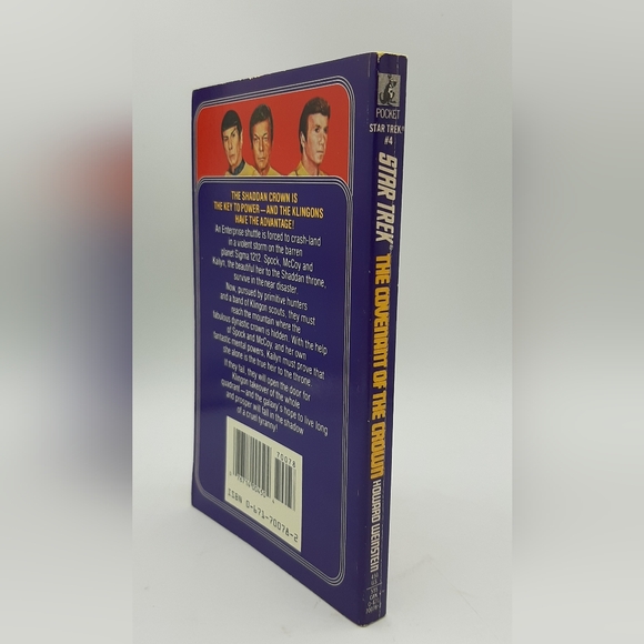 Star Trek: The Original Series 4 The Covenant of the Crown By Howard Weinstein - Picture 2 of 6